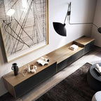 Treku Lauki Wall-Mounted Unit - Walnut & Graphite