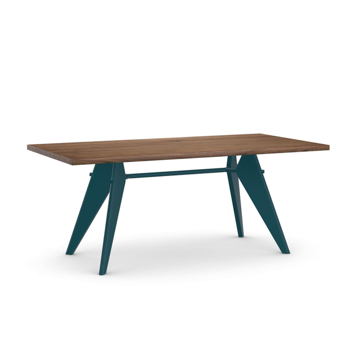 Vitra EM Dining Table with Solid Oak Top