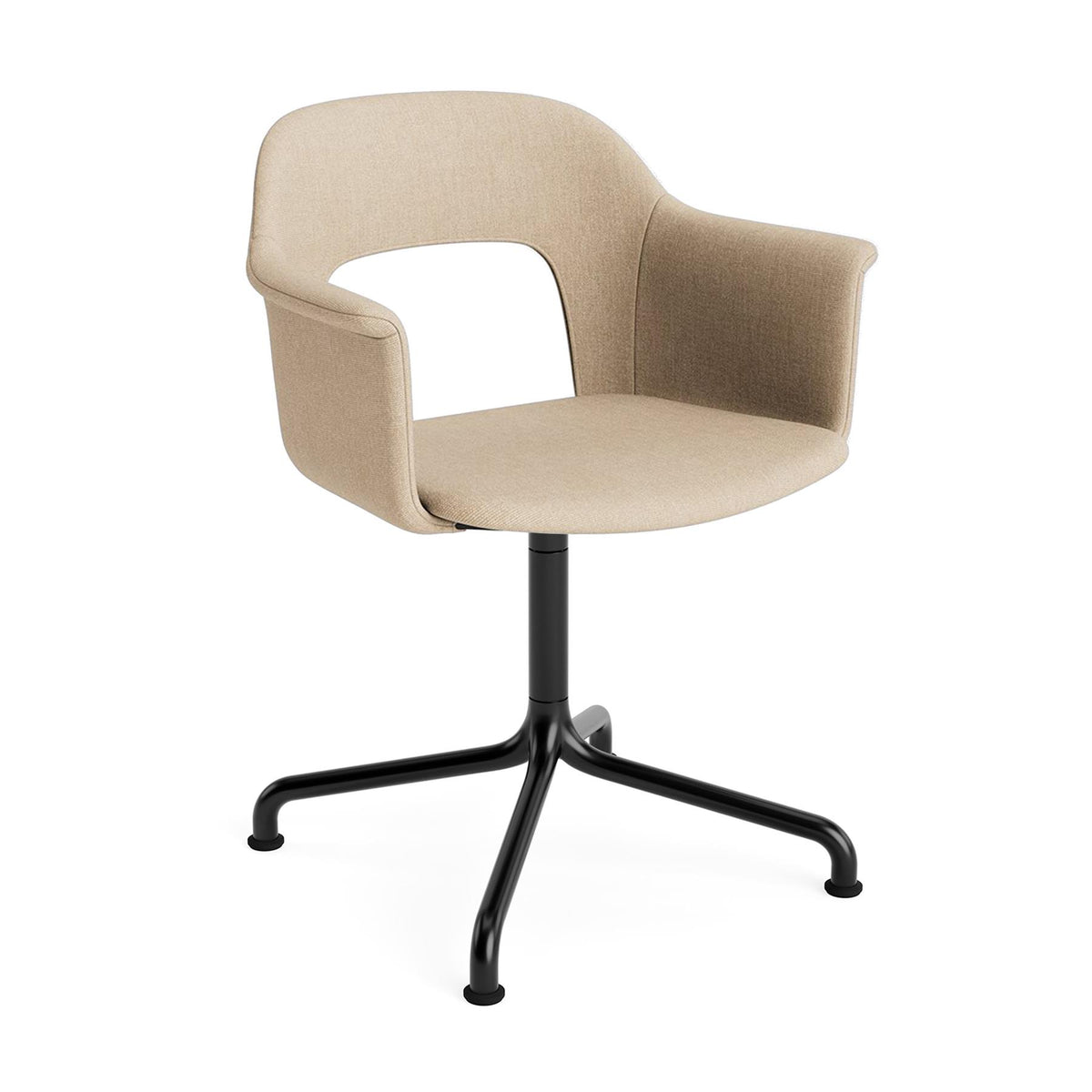 HAY Layout Armchair 254 with 4 Star Swivel Arc Base