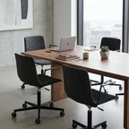 Fredericia Pato Armchair, Fully Upholstered with 5 Star Swivel Wheel Base