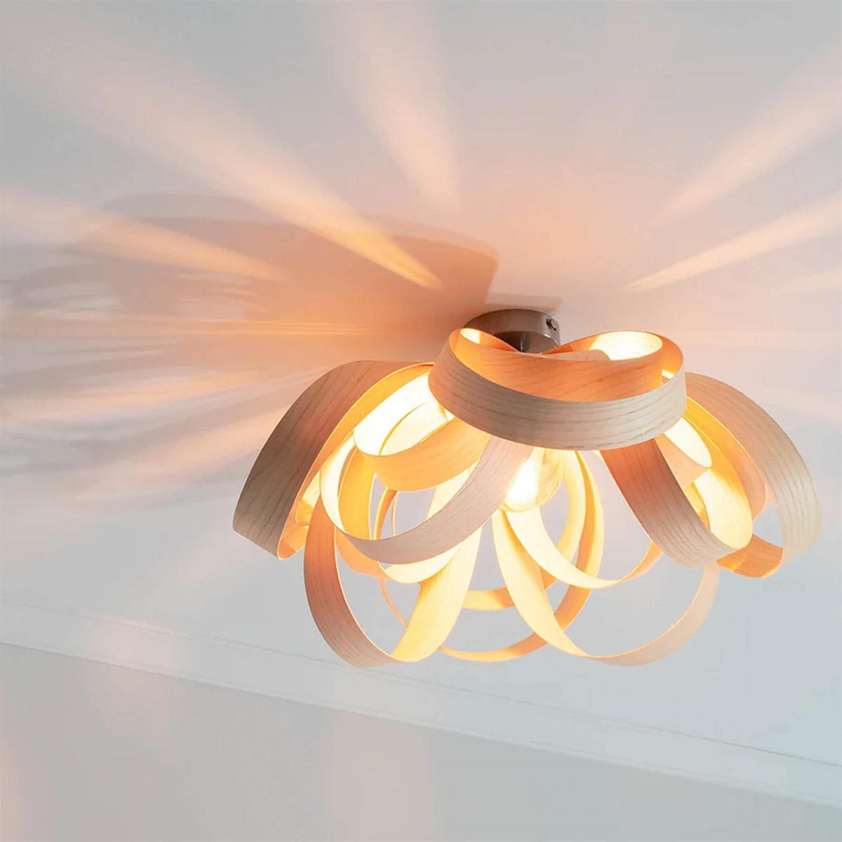 Tom Raffield Skipper Flush Ceiling Light