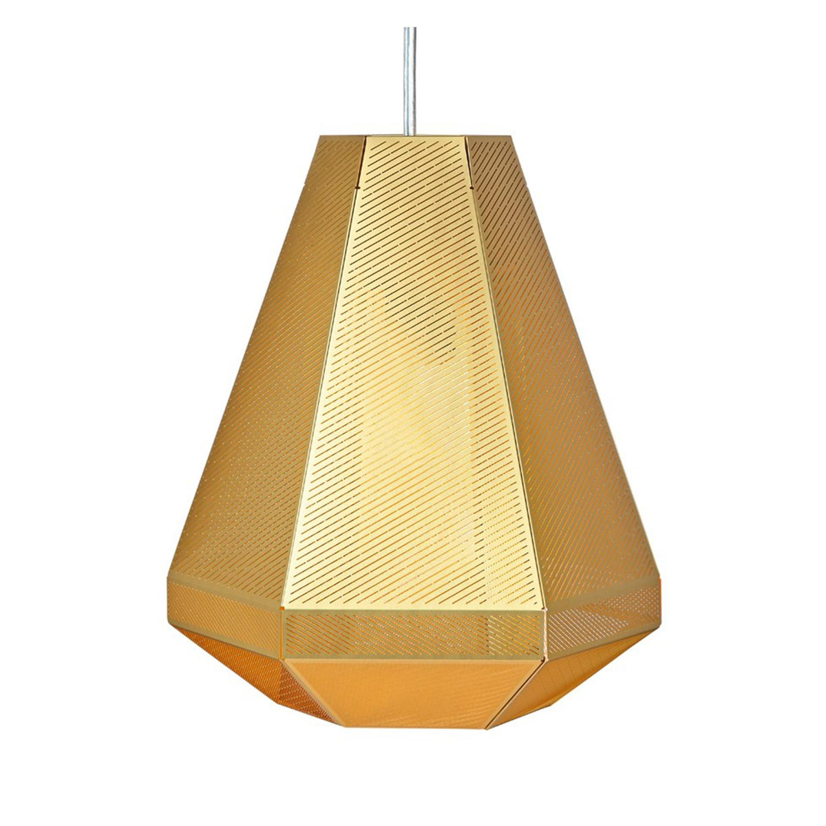 Outlet Tom Dixon Cell Tall Pendant Light : Brass