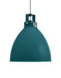 Outlet Jielde Medium Augustin Pendant Light - Ocean Blue, Gloss, Silver