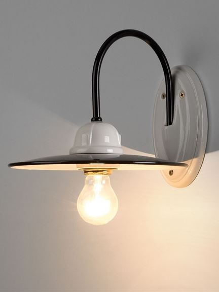 Old School Electric Udine ceramic wall light