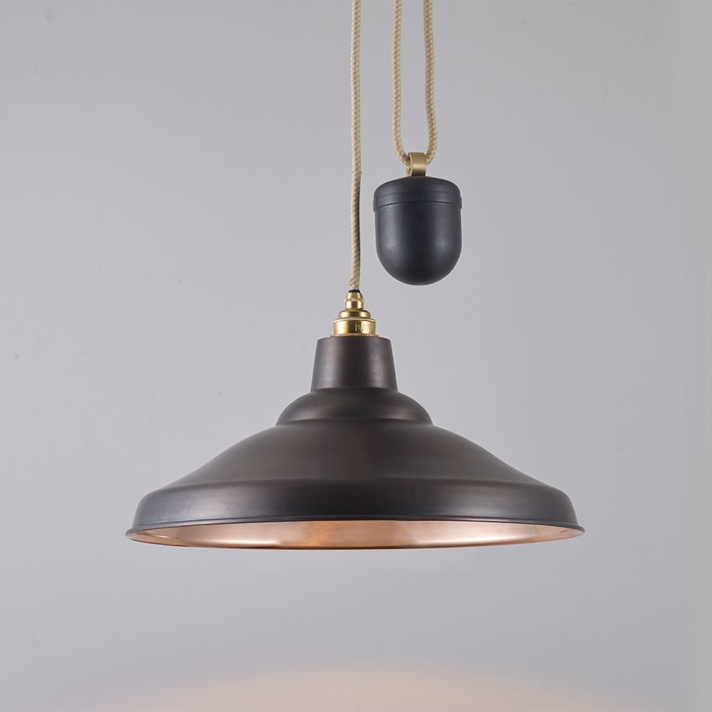 Davey Rise & fall School Pendant Light