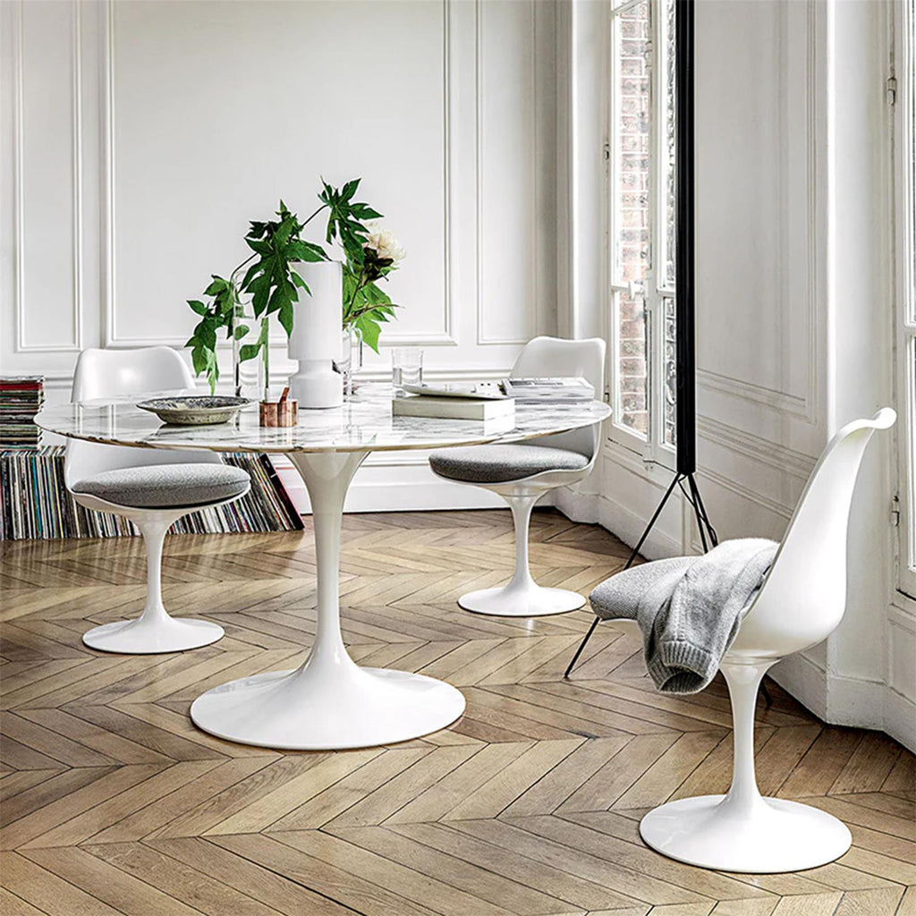 Knoll Saarinen Tulip Dining Chair with Seat Pad