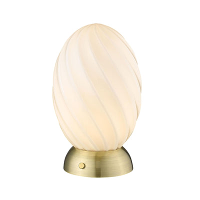 Halo Lighting Twist Oval Table Light