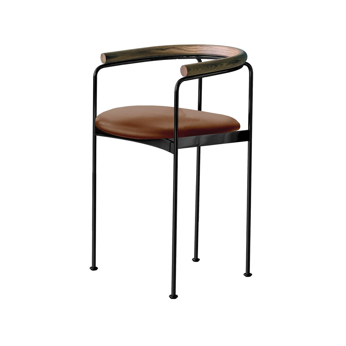 DK3 Baia Counter Stool with Wooden Back