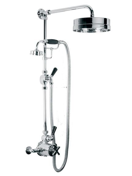 Lefroy Brooks MK8704 Mackintosh Exposed Thermostatic Shower Valve, Handset, Lever Diverter, 8 inch