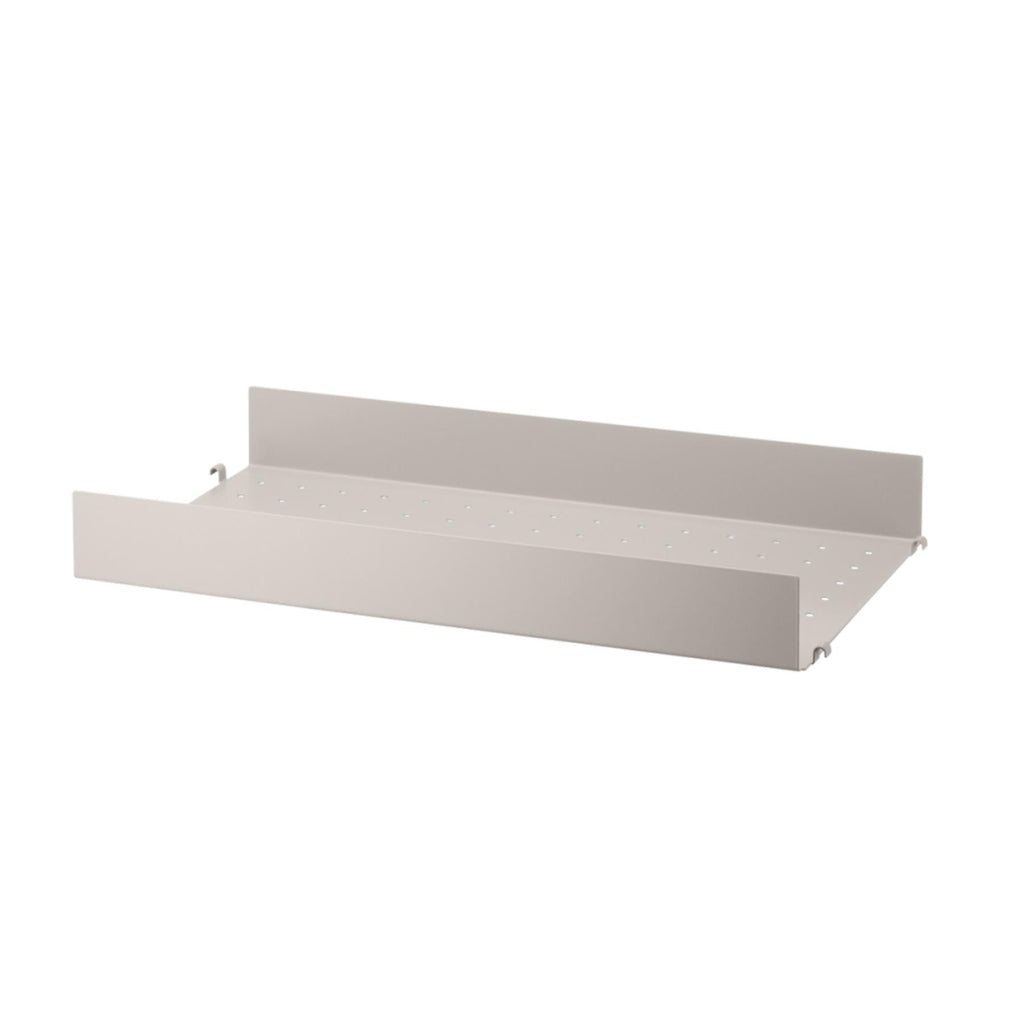 String Furniture String Metal Shelf with High Edge