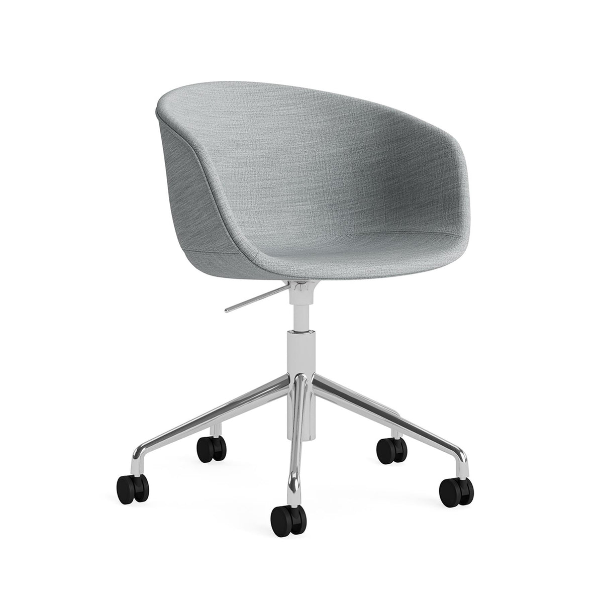 HAY AAC 53 Chair, Upholstered - 5 Star Swivel Base, Gas Lift and Wheels