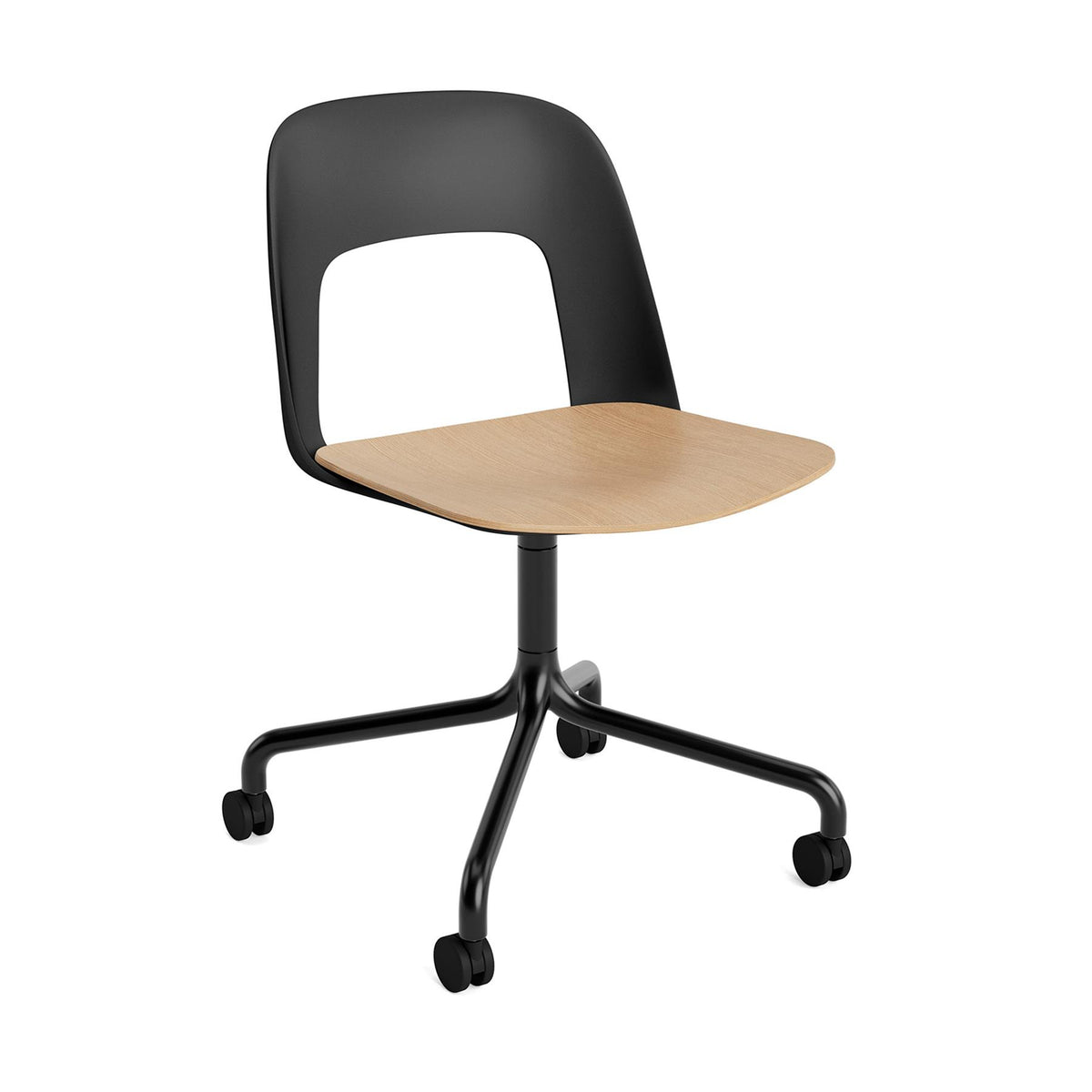 HAY Layout Chair 162 with 4 Star Swivel Wheel Base