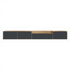 Treku Lauki Wall-Mounted Unit - Walnut & Graphite