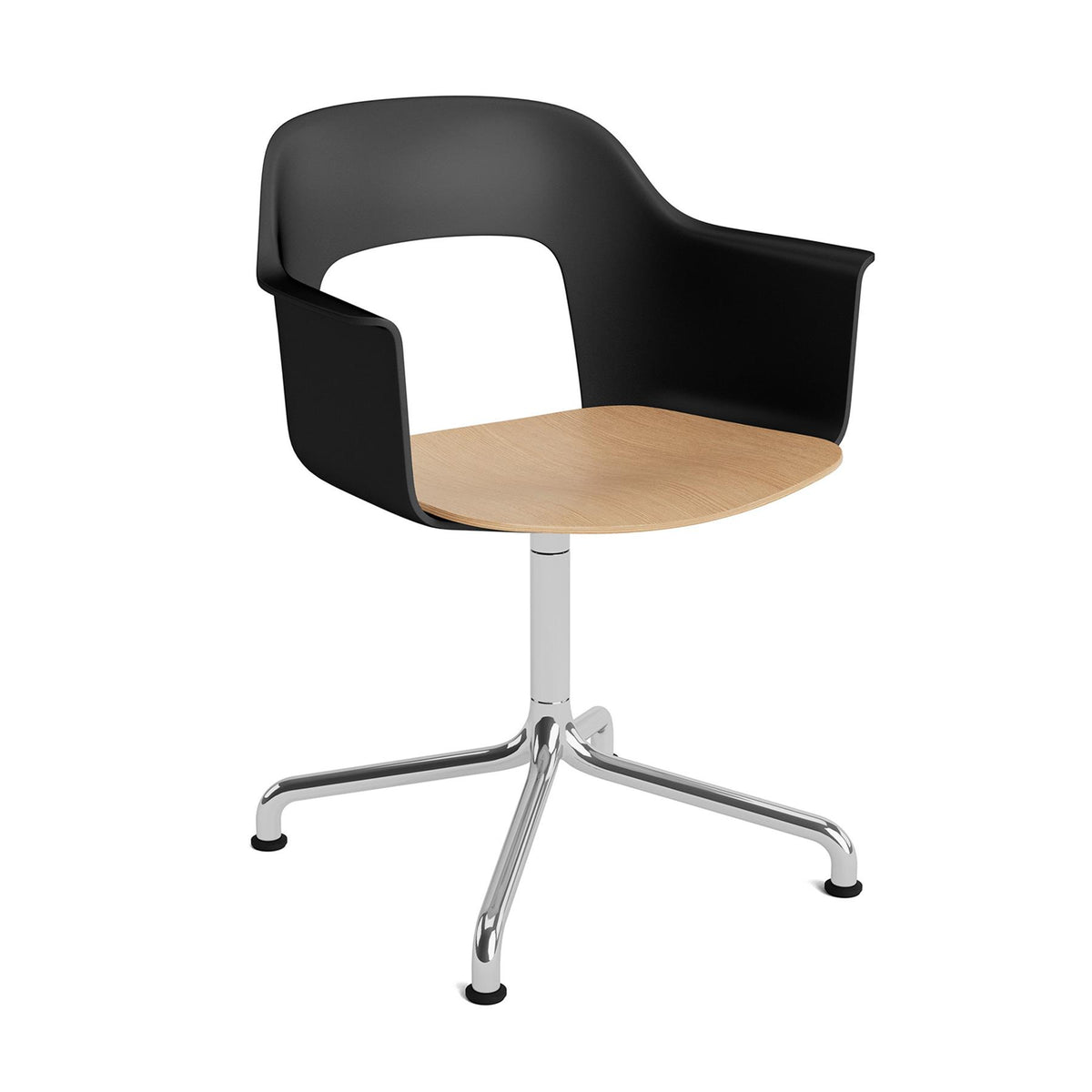 HAY Layout Armchair 252 with 4 Star Swivel Arc Base