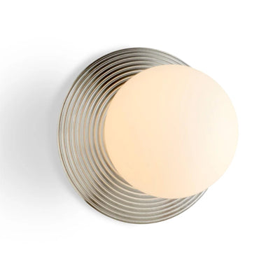 J. Adams Orbit Brass Wall Light
