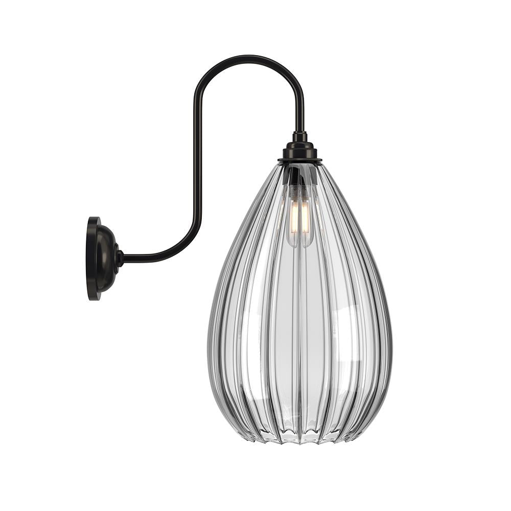 Fritz Fryer Wellington Swan Neck Bathroom Wall Light