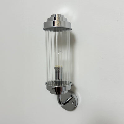 Outlet Old School Electric Pimlico Bracket Wall Light - Polished Chrome
