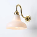 Old School Electric Factory Wall Light Bathroom Version : Swan Arm