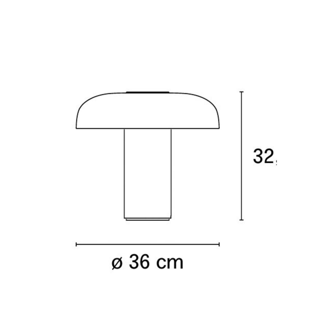FontanaArte Tropico Medium Table Lamp