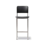 Fredericia Plan Bar Stool with Metal Legs, Fully Upholstered