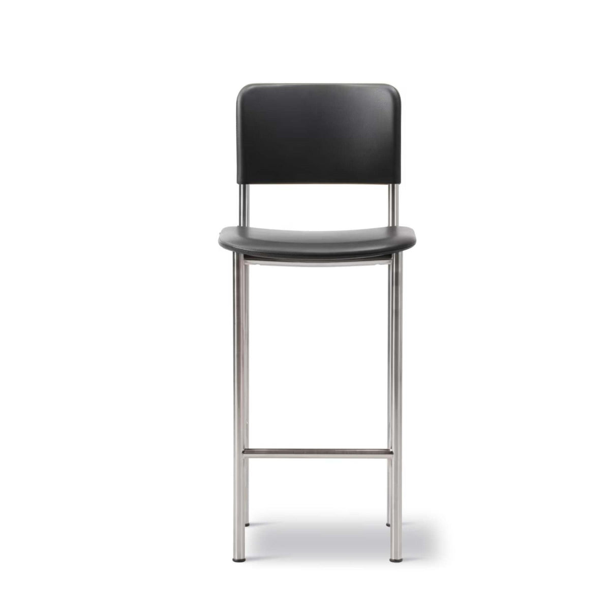 Fredericia Plan Bar Stool with Metal Legs, Fully Upholstered