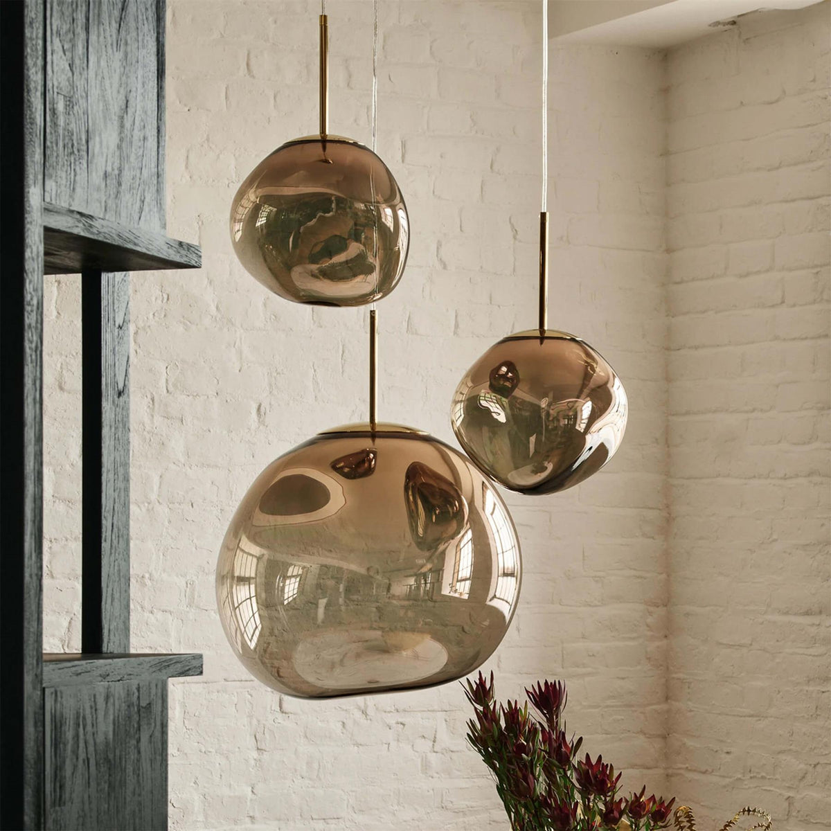 Tom Dixon Melt Trio System Round Cluster Pendant Light