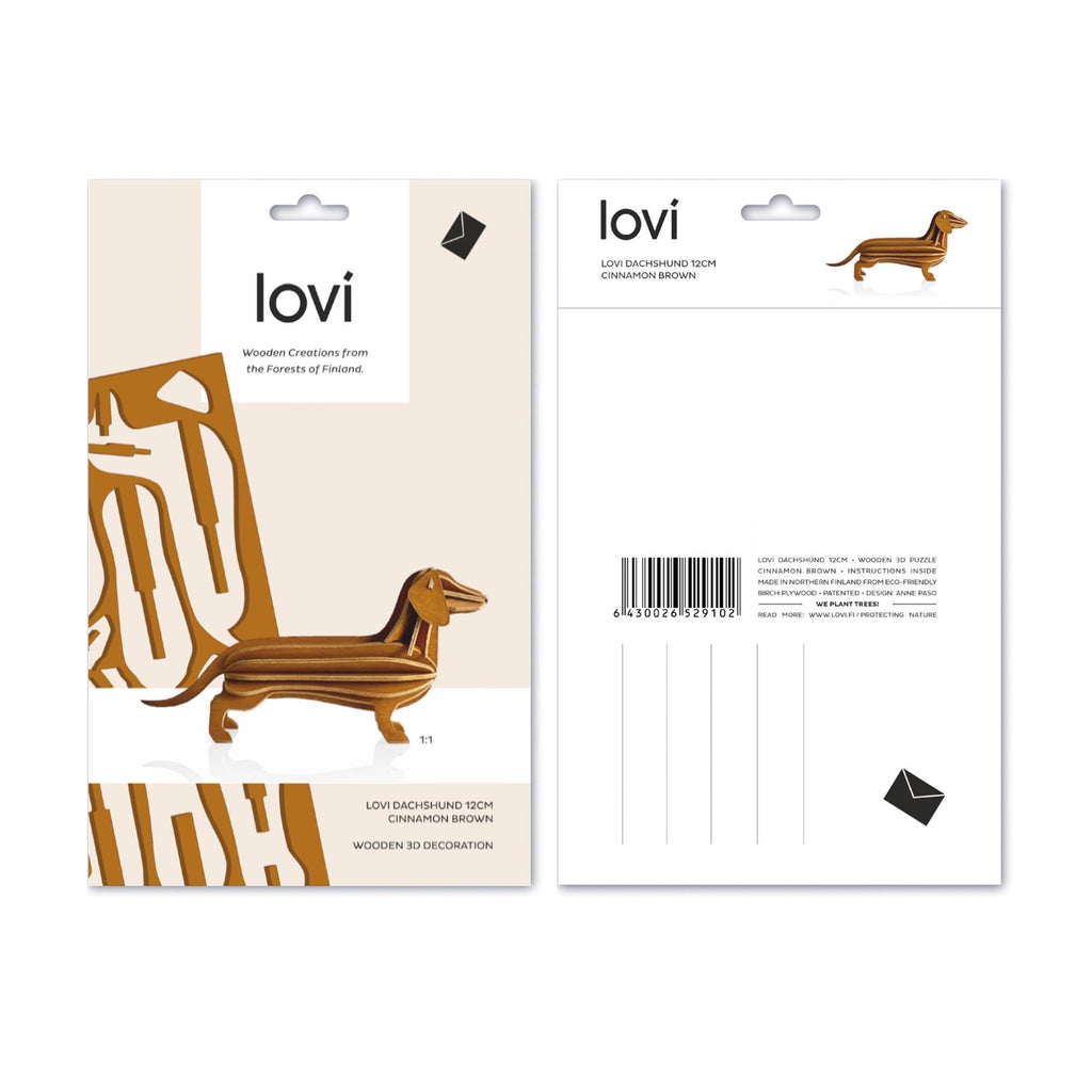 Lovi Wooden Dachshund Decoration