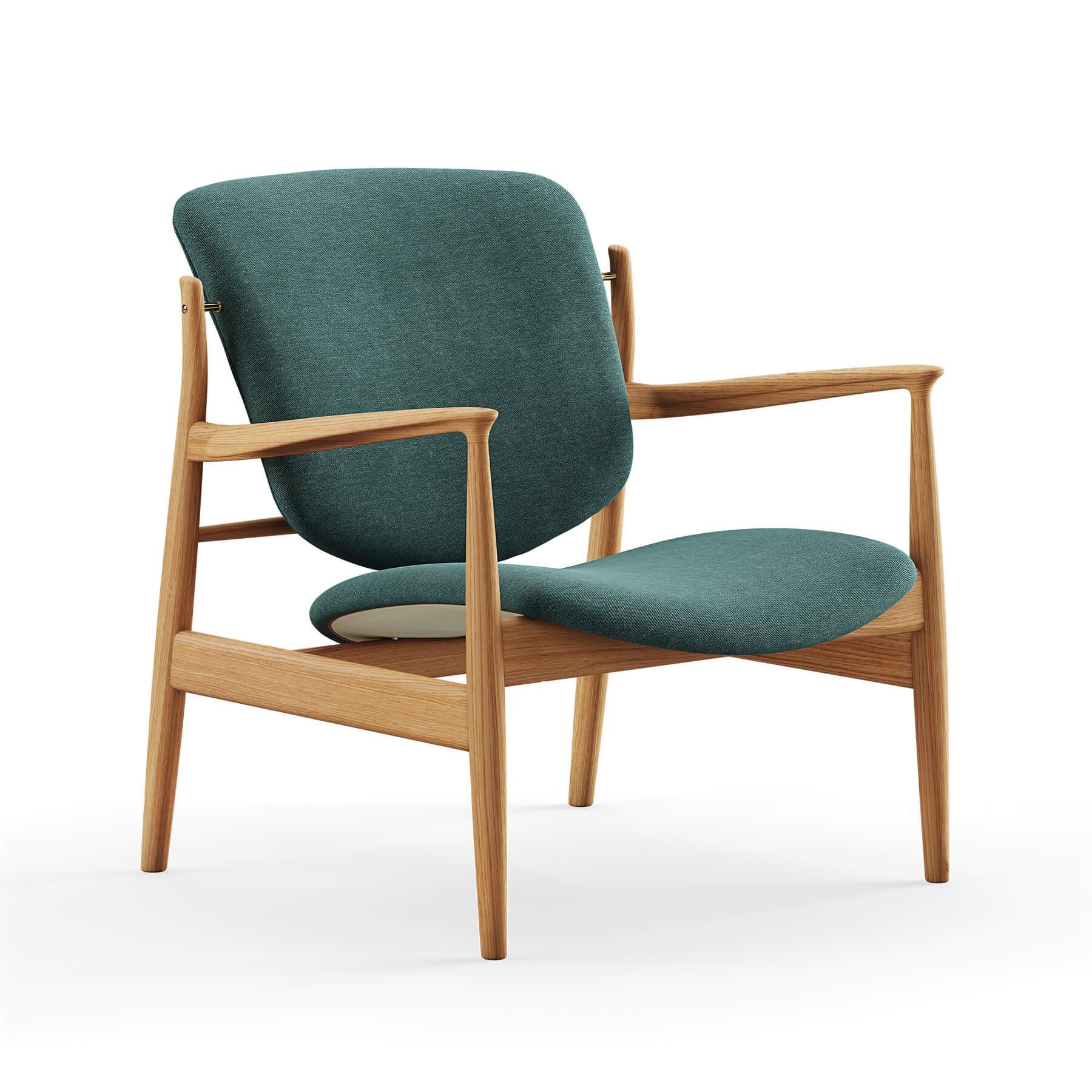 Finn Juhl The France Chair in Dark Oiled Oak