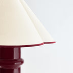 Tala Heath Table Lamp In Port Red