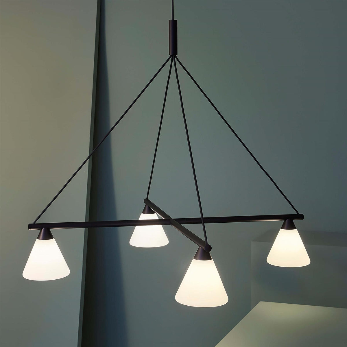 AGO Probe Chandelier