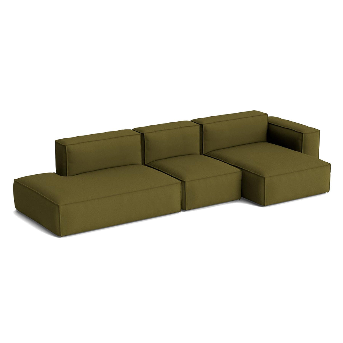 HAY Mags Soft 3+ Seater Sofa Low Armrest with Removable Cover Combination 4 Right