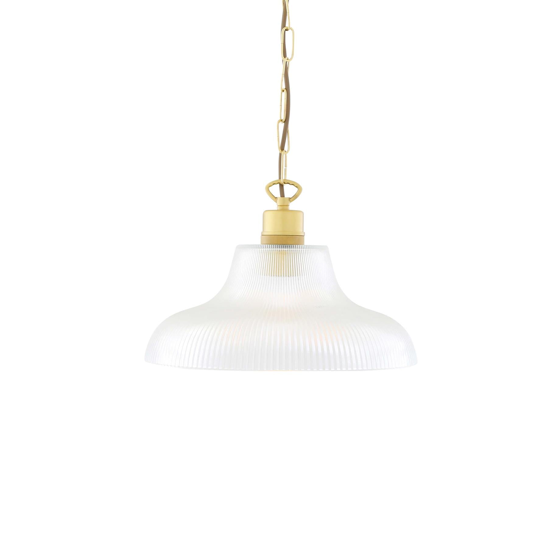 Mullan Lighting London Prismatic Railway Glass Pendant Light