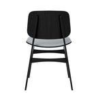 Fredericia Soborg Wood Base Chair with Upholstered Seat