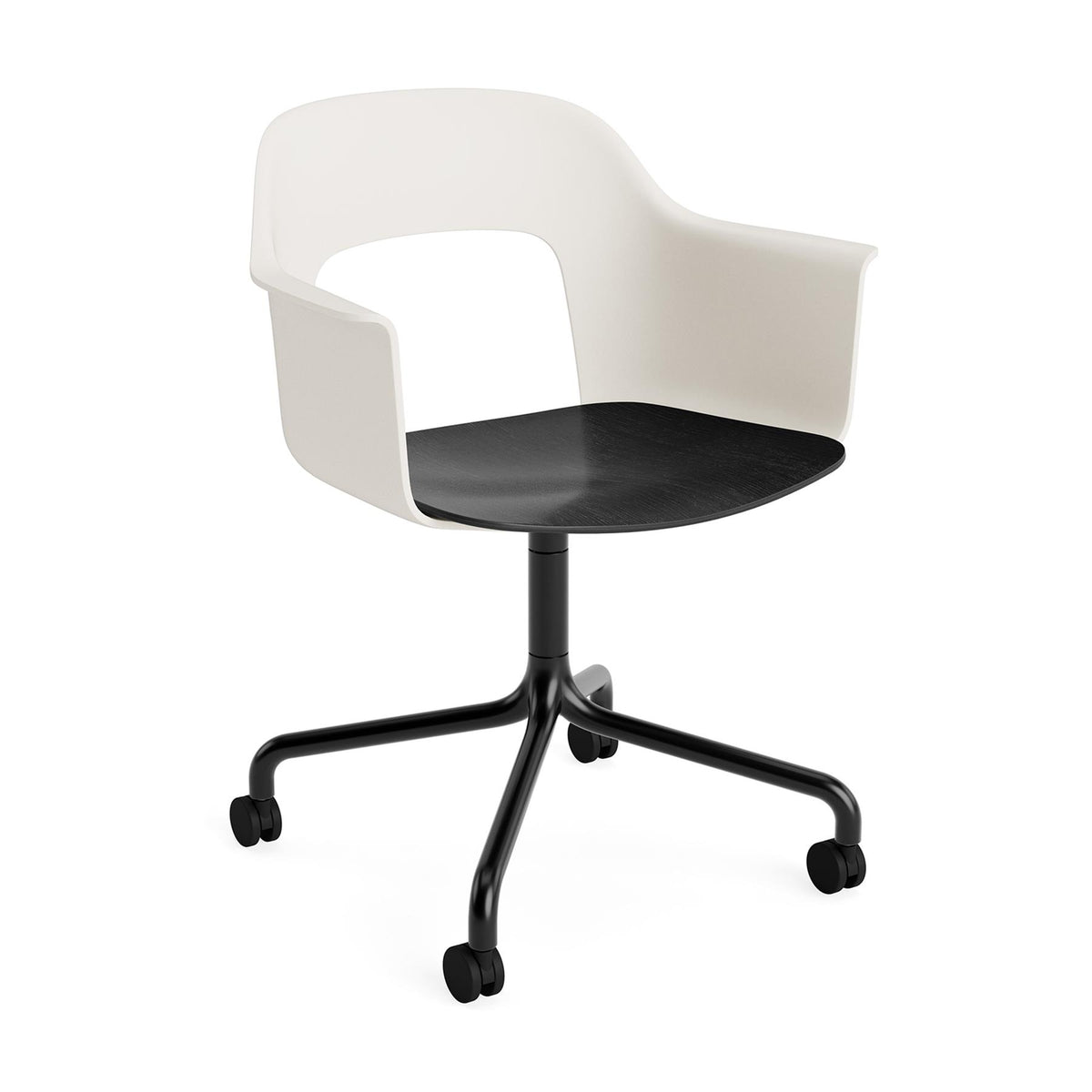 HAY Layout Armchair 262 with 4 Star Swivel Wheel Base