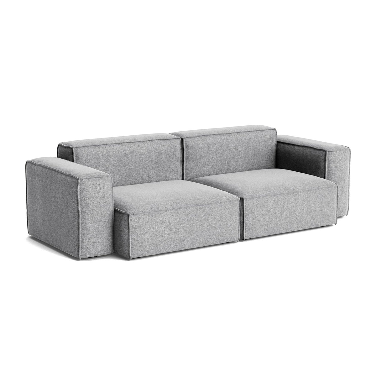 HAY Mags Soft 2+ Seater Sofa Low Armrest with Removable Cover Combination 1