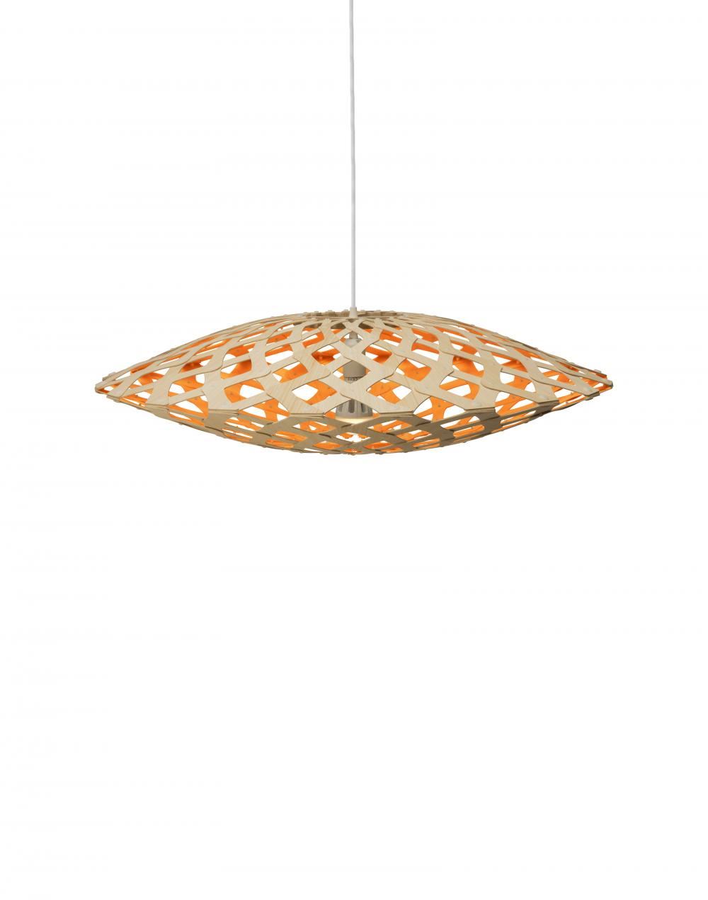David Trubridge Flax Pendant Light Coloured - 1 Side