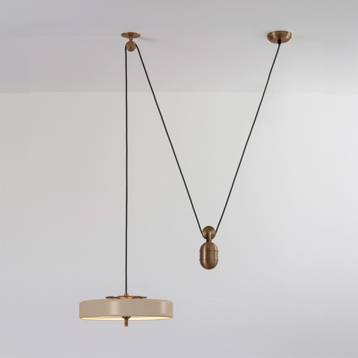 Bert Frank Revolve Rise And Fall Pendant Light