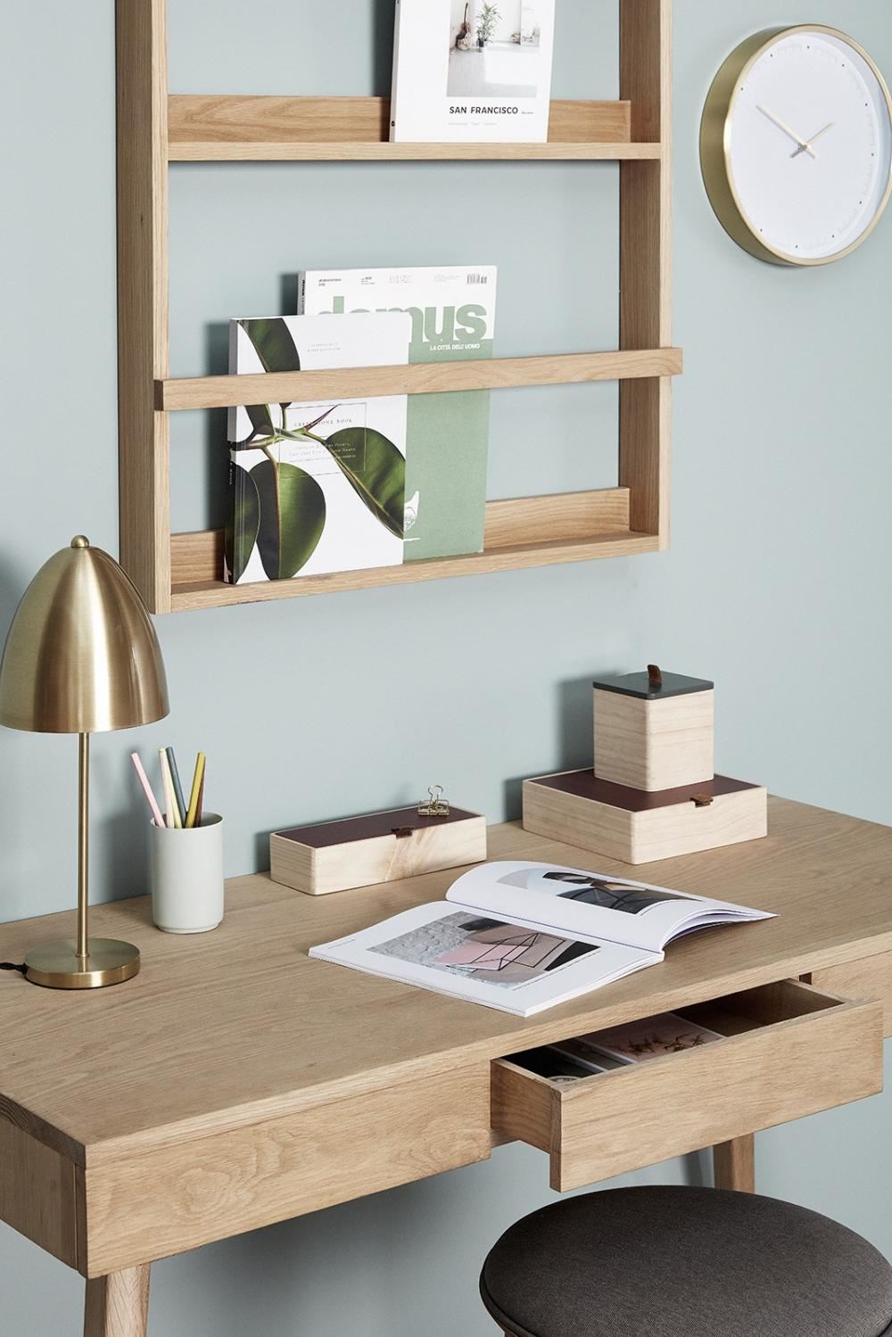 Hubsch Cap Table Lamp - Brass