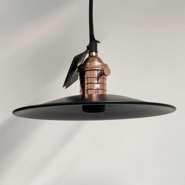 Ex-Display Poplar Fitment Hanging Pendant - Black and Rose Gold