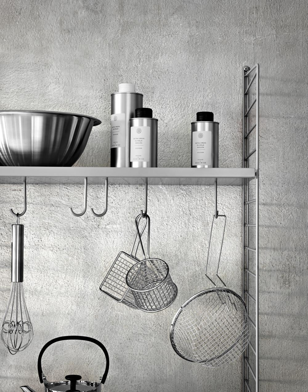 String Furniture String Hooks for Metal Shelves