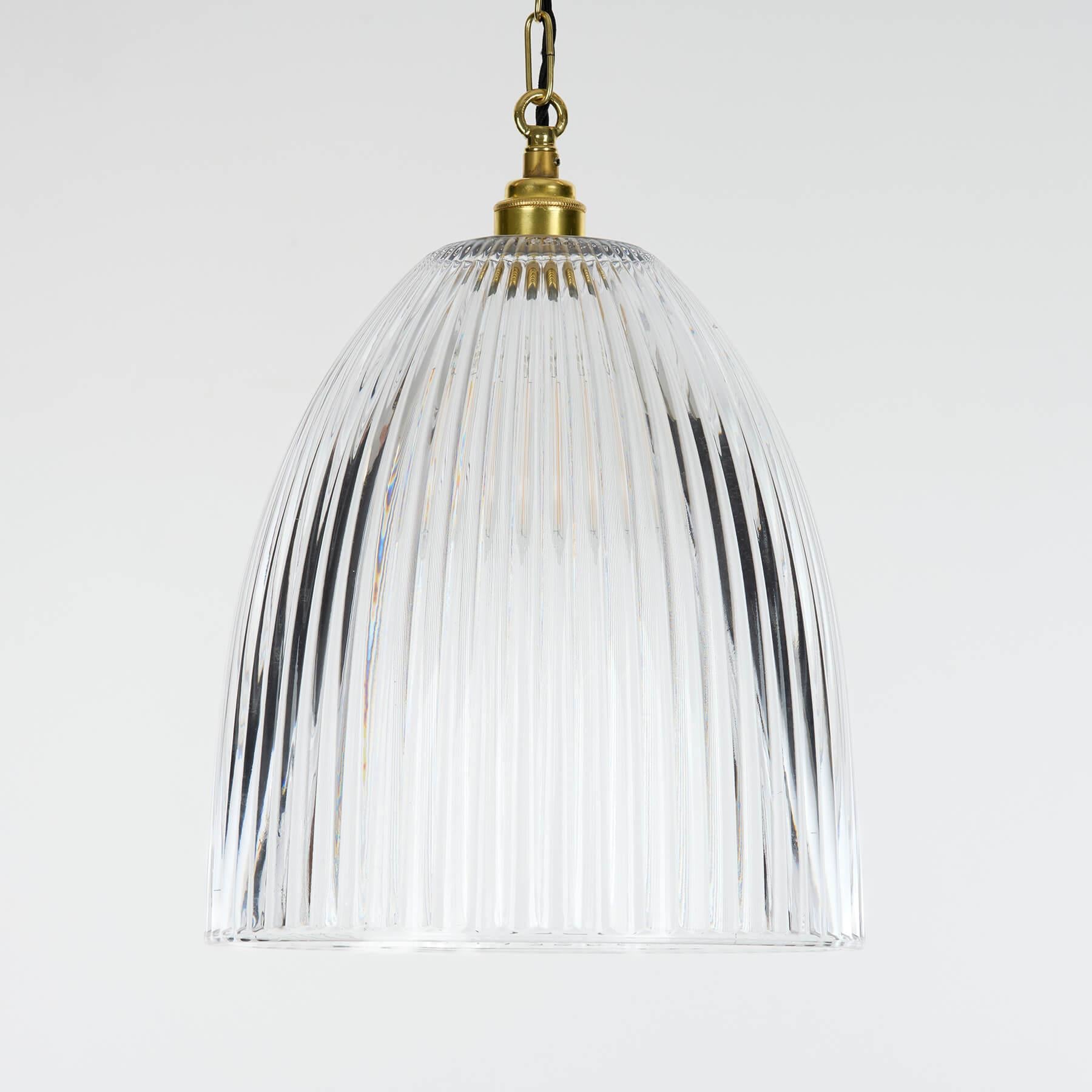 Old School Electric Elongated Prismatic Pendant Light