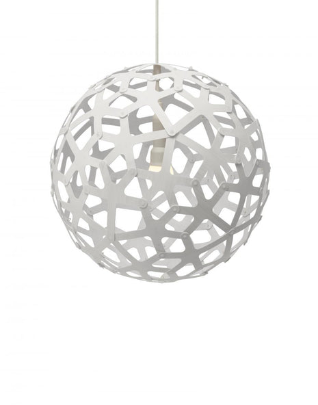 Outlet David Trubridge Coral Pendant Light Coloured - 2 Sides - Small, White