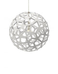 Outlet David Trubridge Coral Pendant Light Coloured - 2 Sides - Small, White