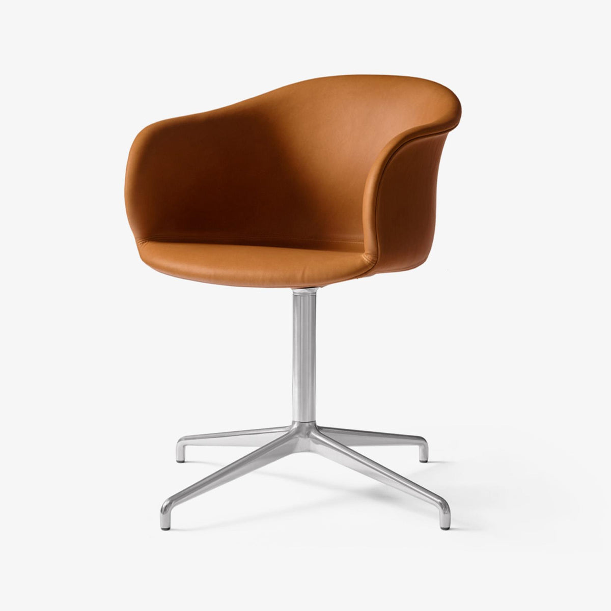 &Tradition JH33 Elefy Chair with Upholstery & Swivel Base