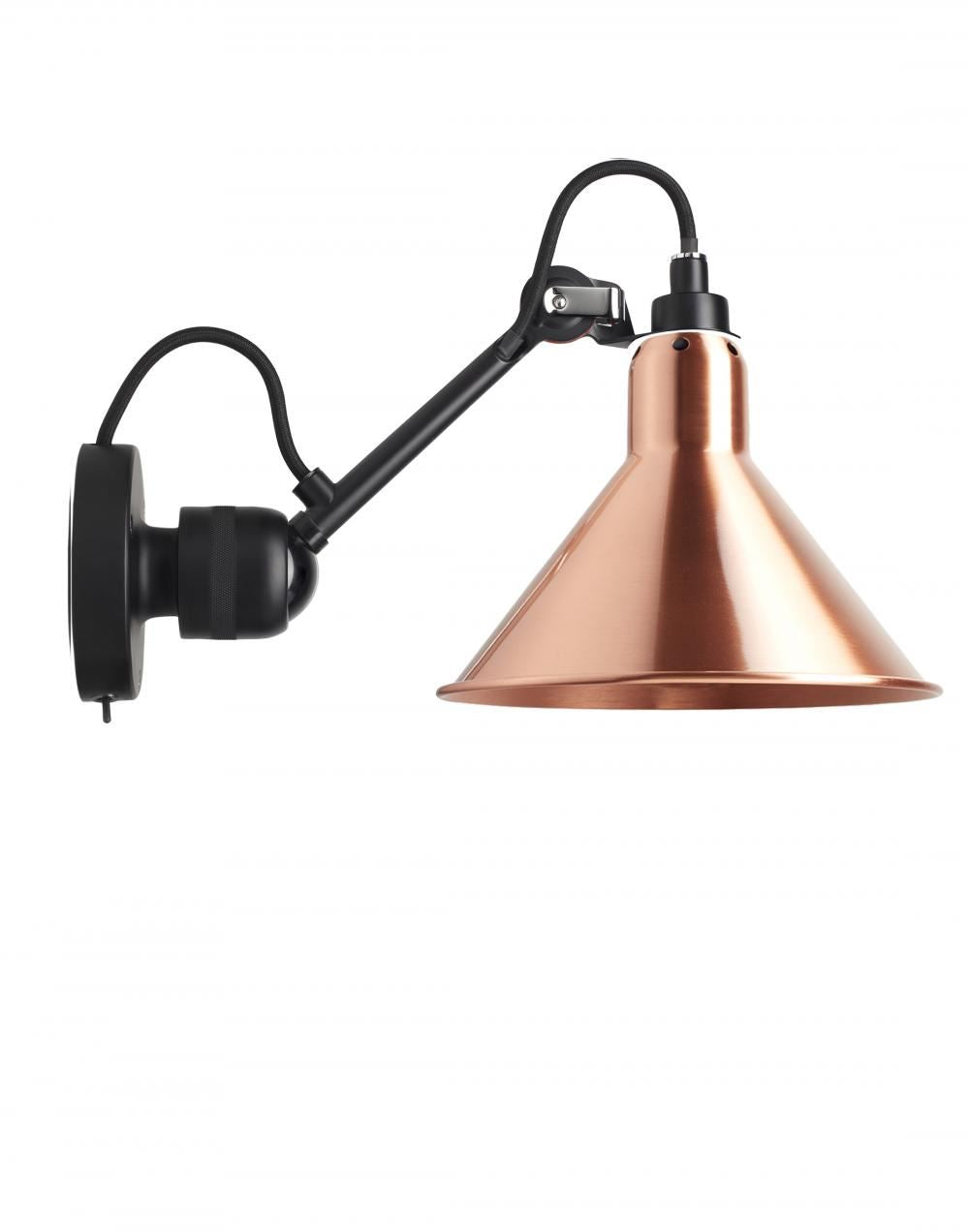 DCW Editions Lampe Gras 304 Small Wall Light - Black Arm
