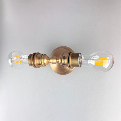 Old School Electric Twin Industrial Wall Light