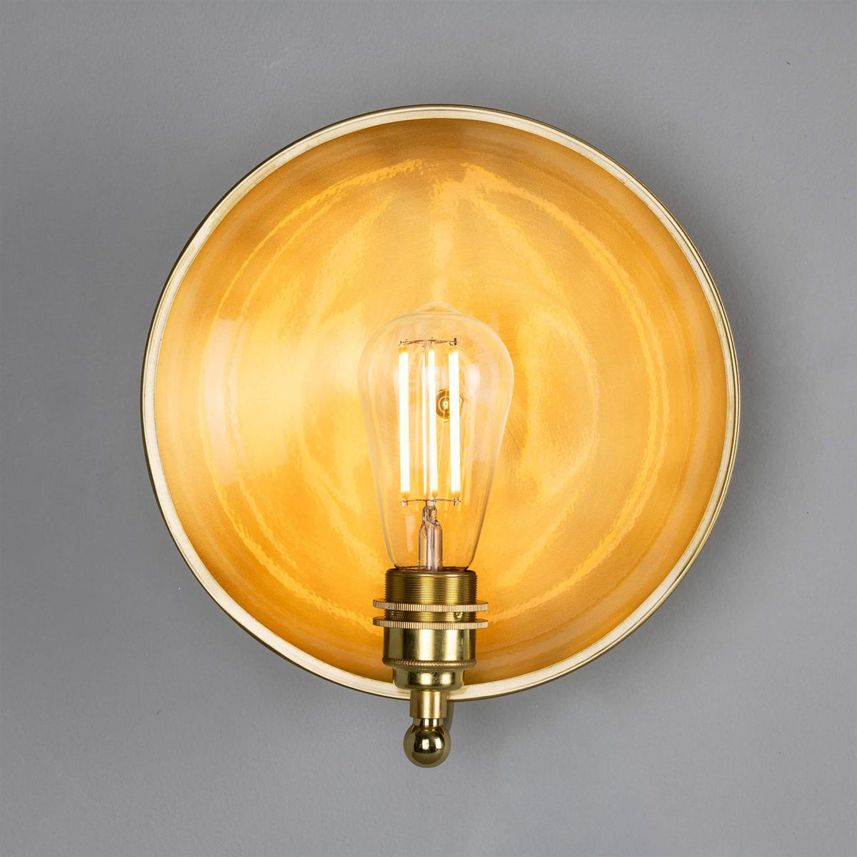 Mullan Lighting Chulainn Industrial Dish Wall Light