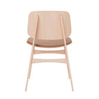 Fredericia Soborg Wood Base Chair with Upholstered Seat
