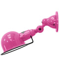 Outlet Jielde Signal Flush Wall Light - Pink, Gloss, Integral Switch On Wall Base