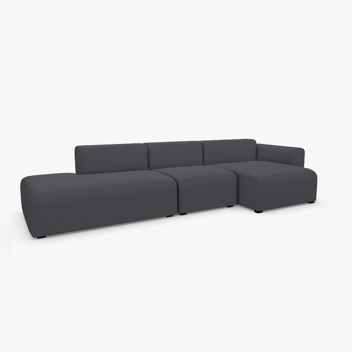 HAY Mags Sofa 3+ Seater Combination 4 Right